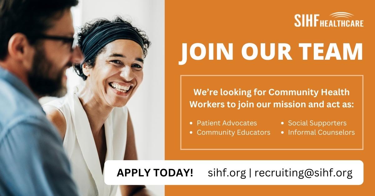 Now Hiring Community Health Care Workers!